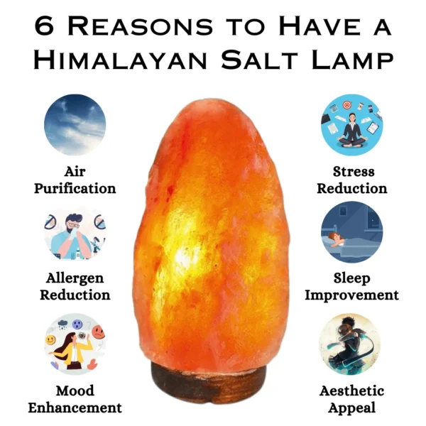 Himalayan Salt Lamp (Air Purification) 2 KG - Image 3