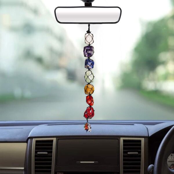 Crystal Certified 7 Chakra Tumble Hanging Crystals Aura-Synchronized & Activated for Best Results. - Image 3