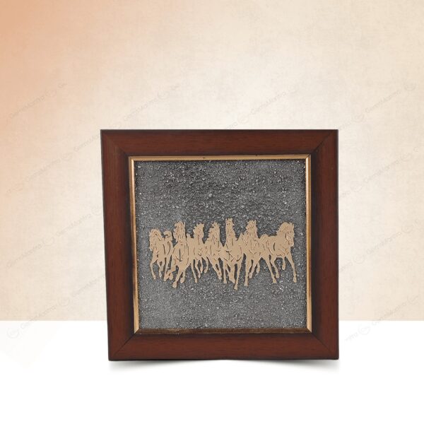 7 Hourse Pyrite Frame (Money Attraction,Financial Stability) - Image 3