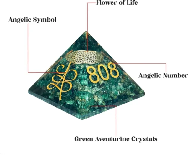 Green Jade Zibu Symbol Pyramid - Image 3